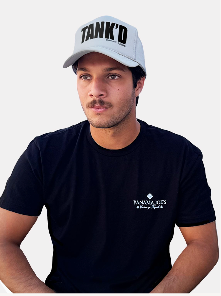 Tank'd Trucker Hat - Silver/Black