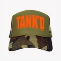 Tank'd Trucker Hat - Camo/Orange
